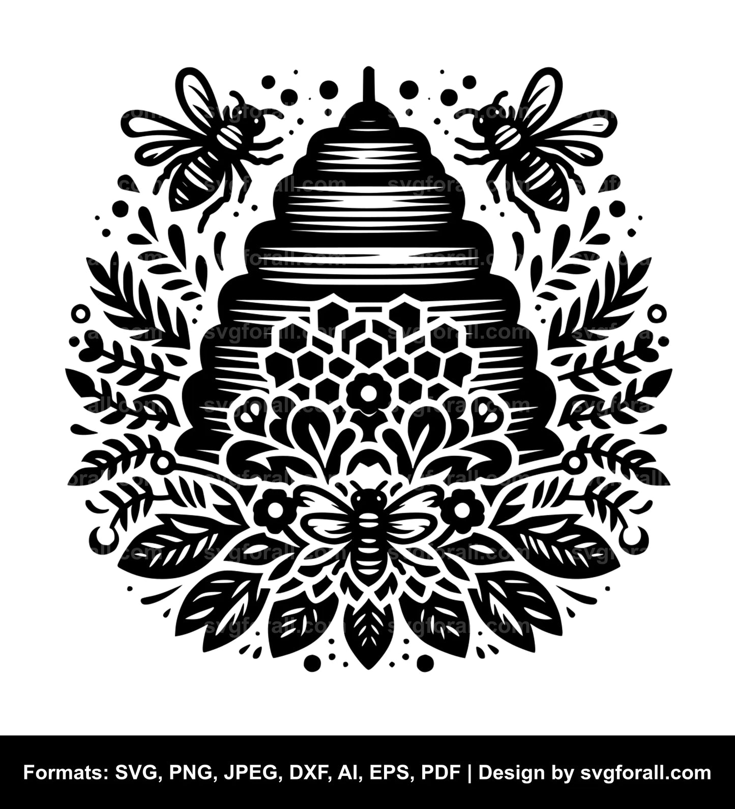 Bee Hive SVG