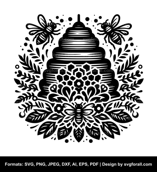 Bee Hive SVG