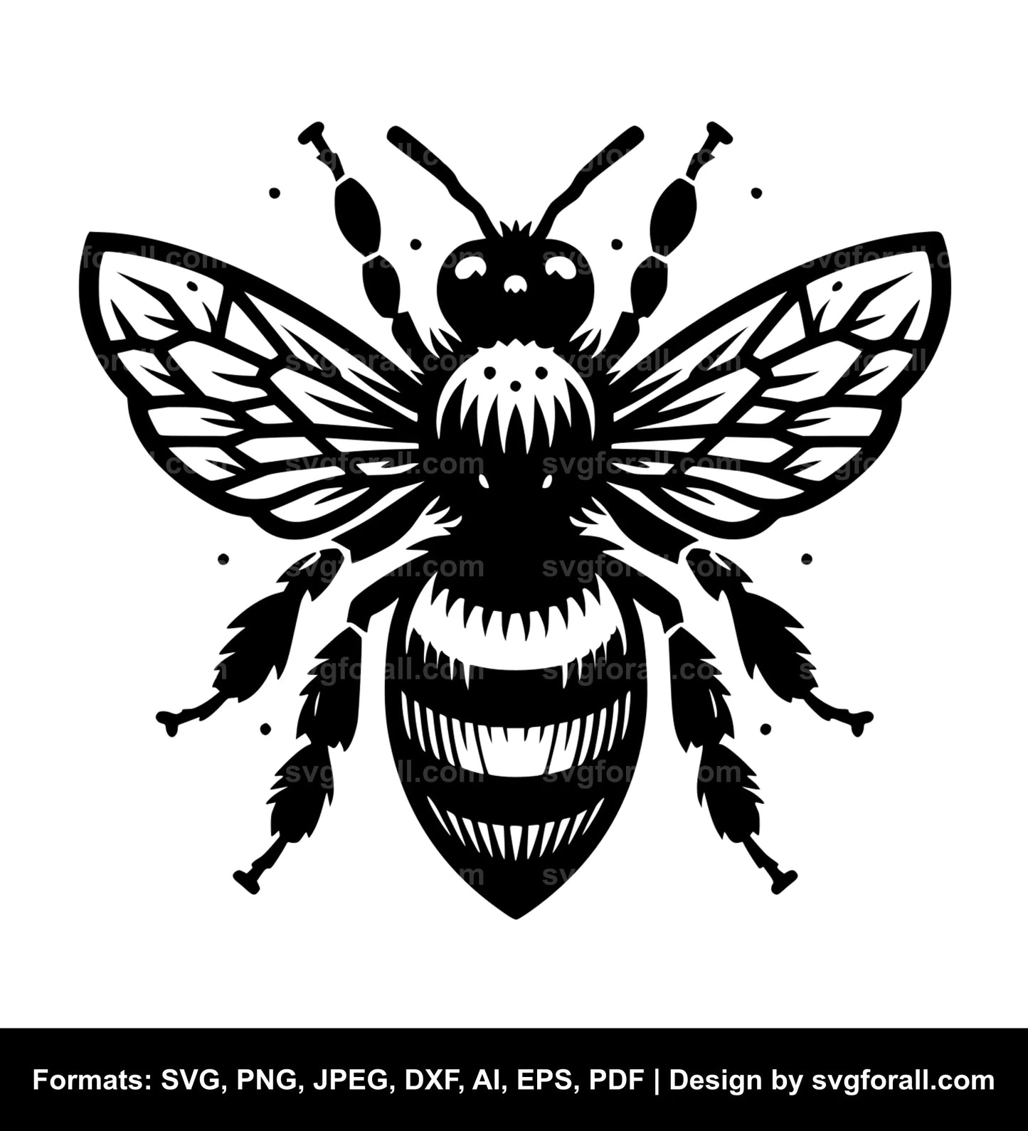 Bee SVG Cut File