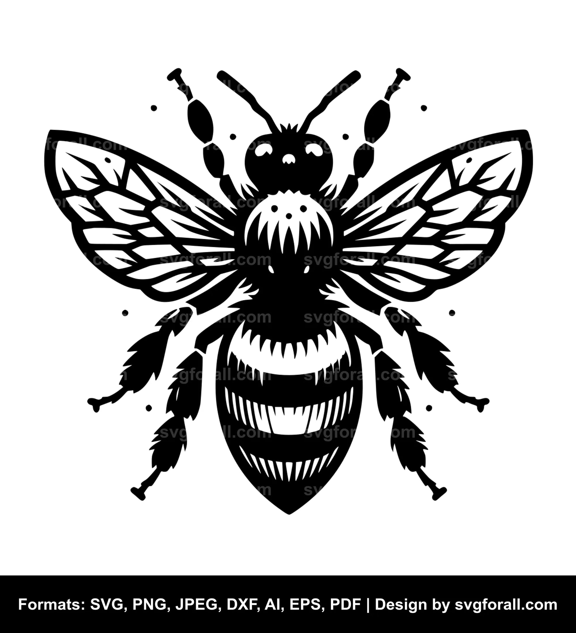 Bee SVG Cut File