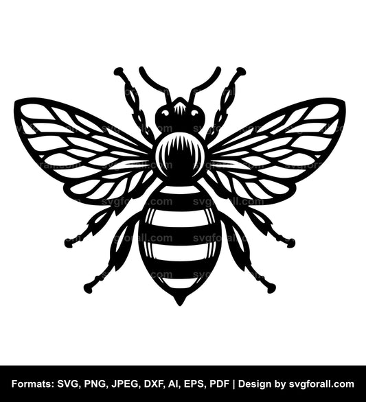 Bee SVG Vector