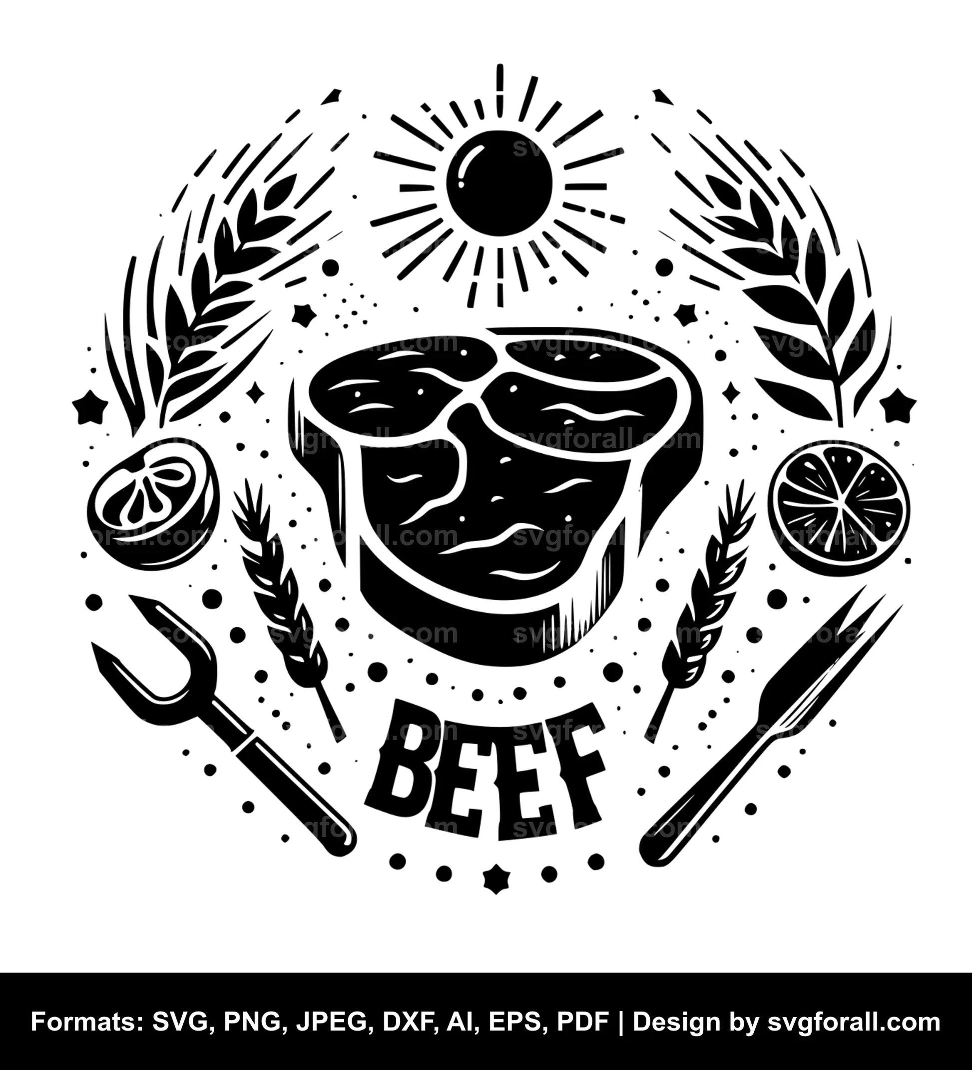 Beef Cricut SVG