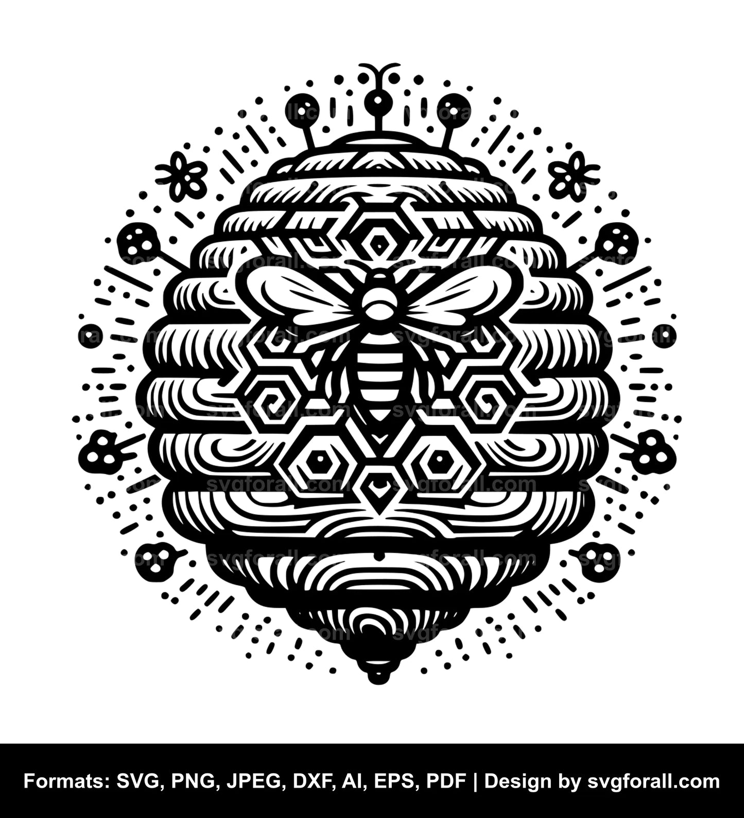 Beehive SVG PNG