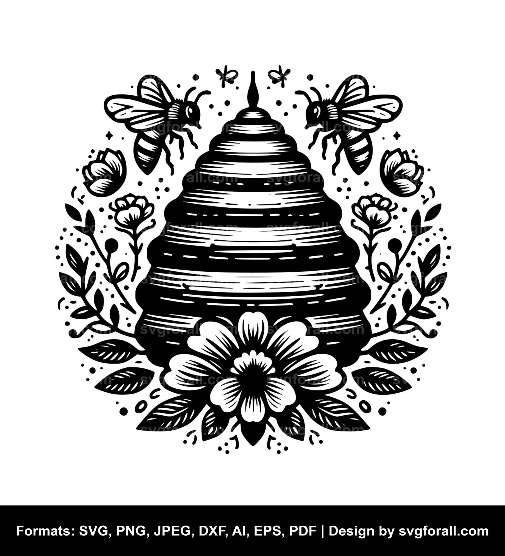 Beehive SVG Vector