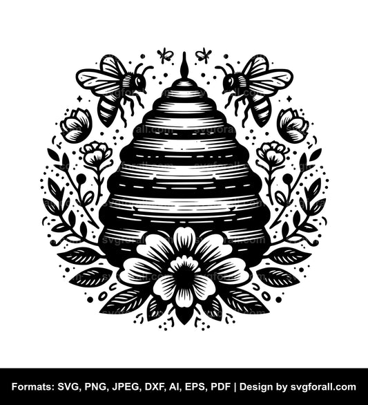 Beehive SVG Vector