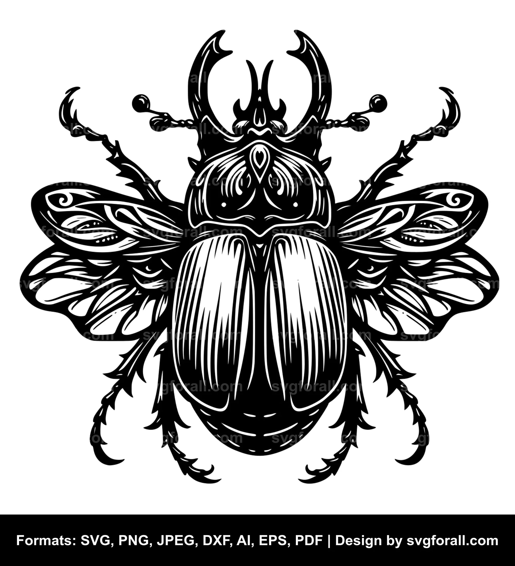 Beetle Black SVG