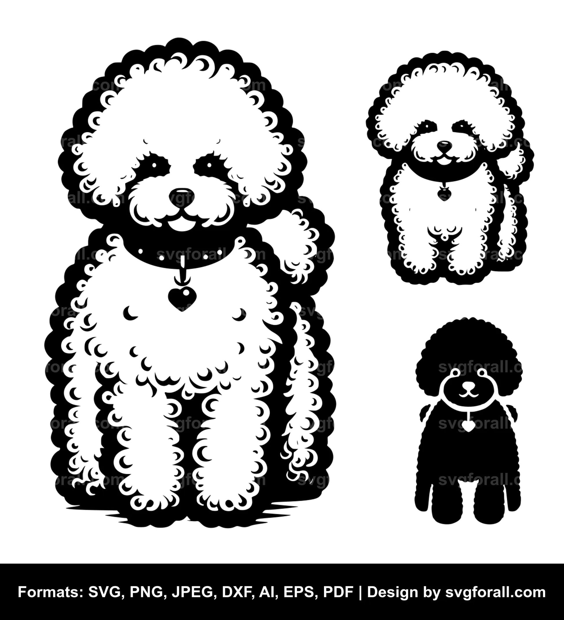 Bichon Frise Dog Cricut SVG