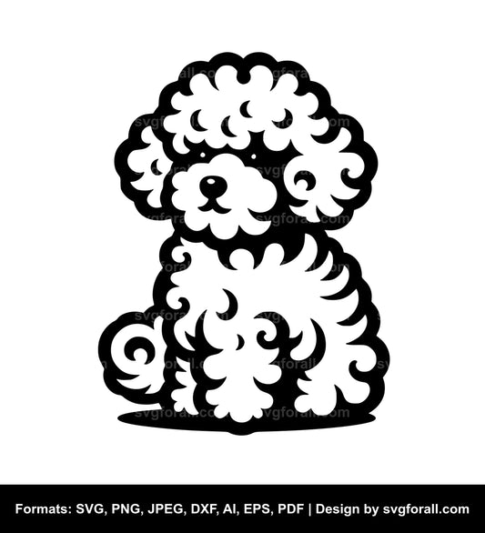 Bichon Frise Dog SVG