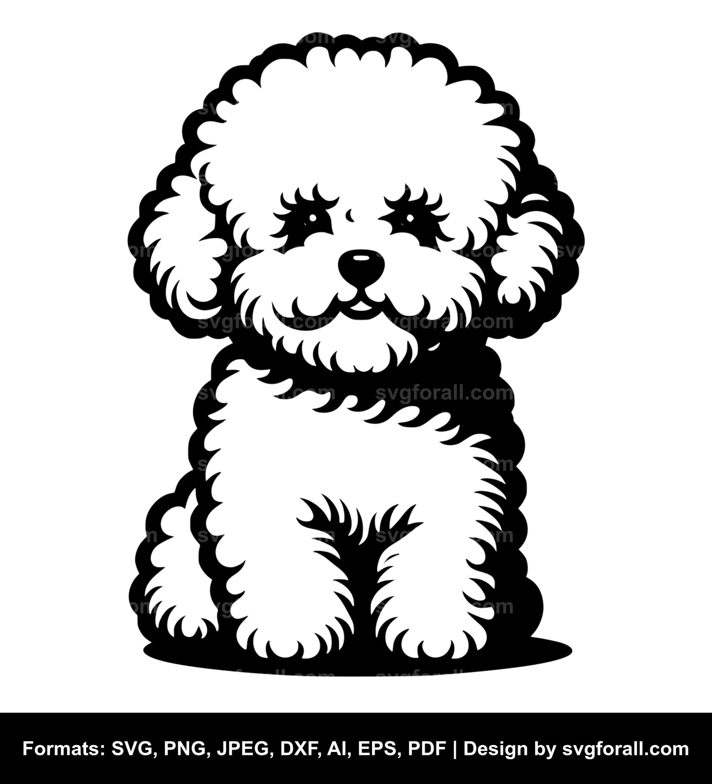 Bichon Frise Dog SVG File