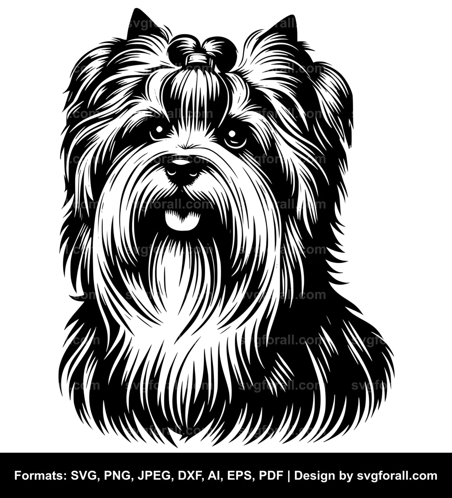 Biewer Terrier Dog SVG File