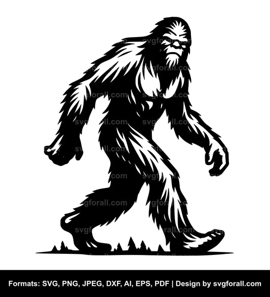 Bigfoot Vector SVG