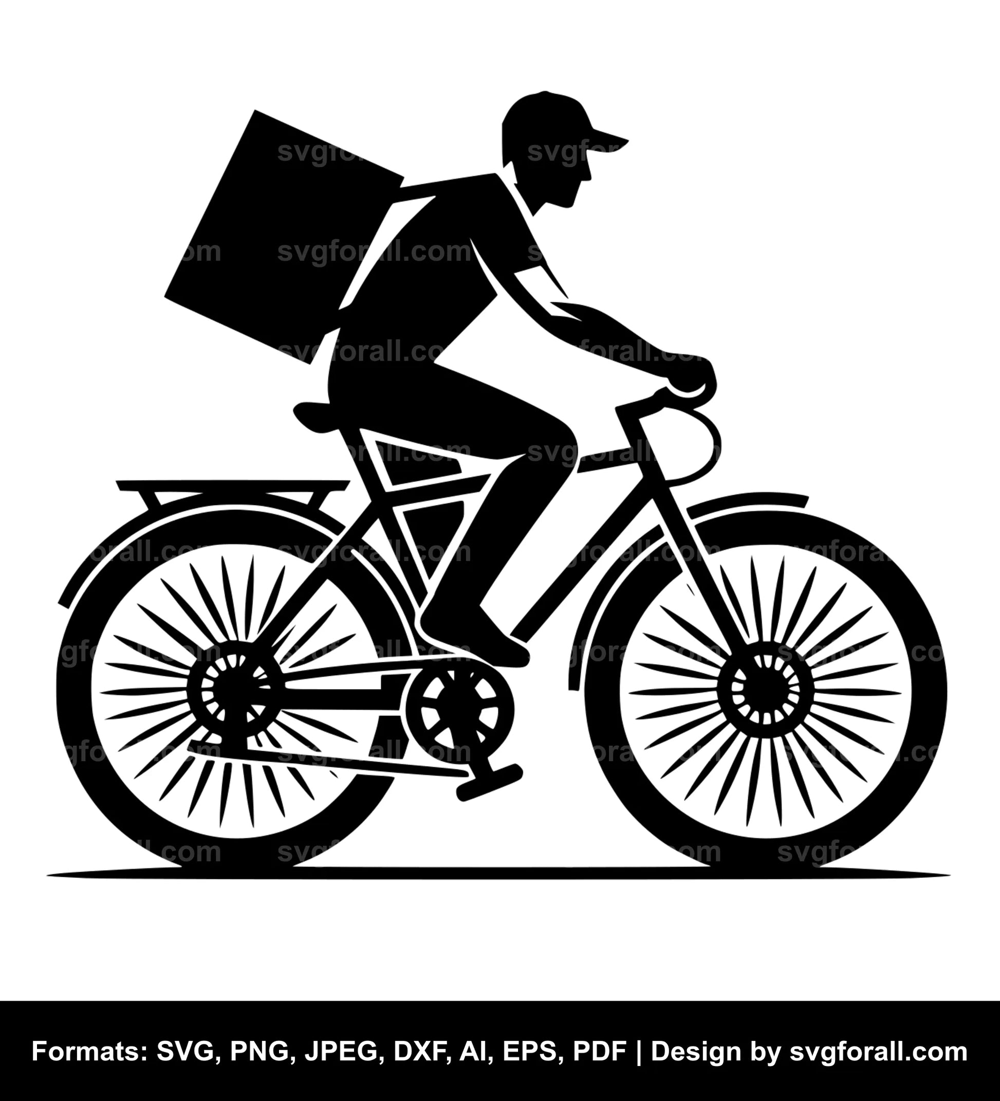 Bike Delivery SVG File