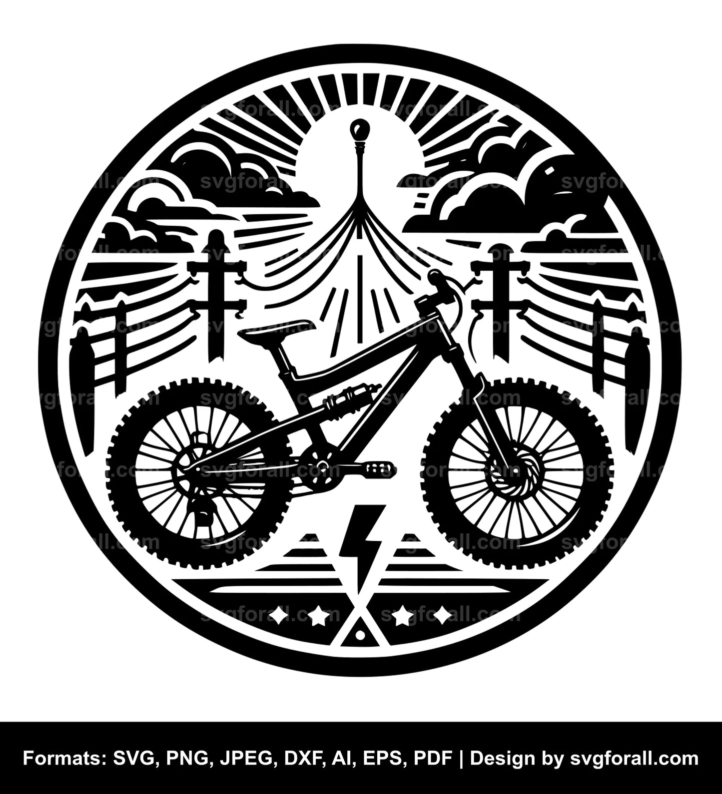 Bike SVG For Cricut