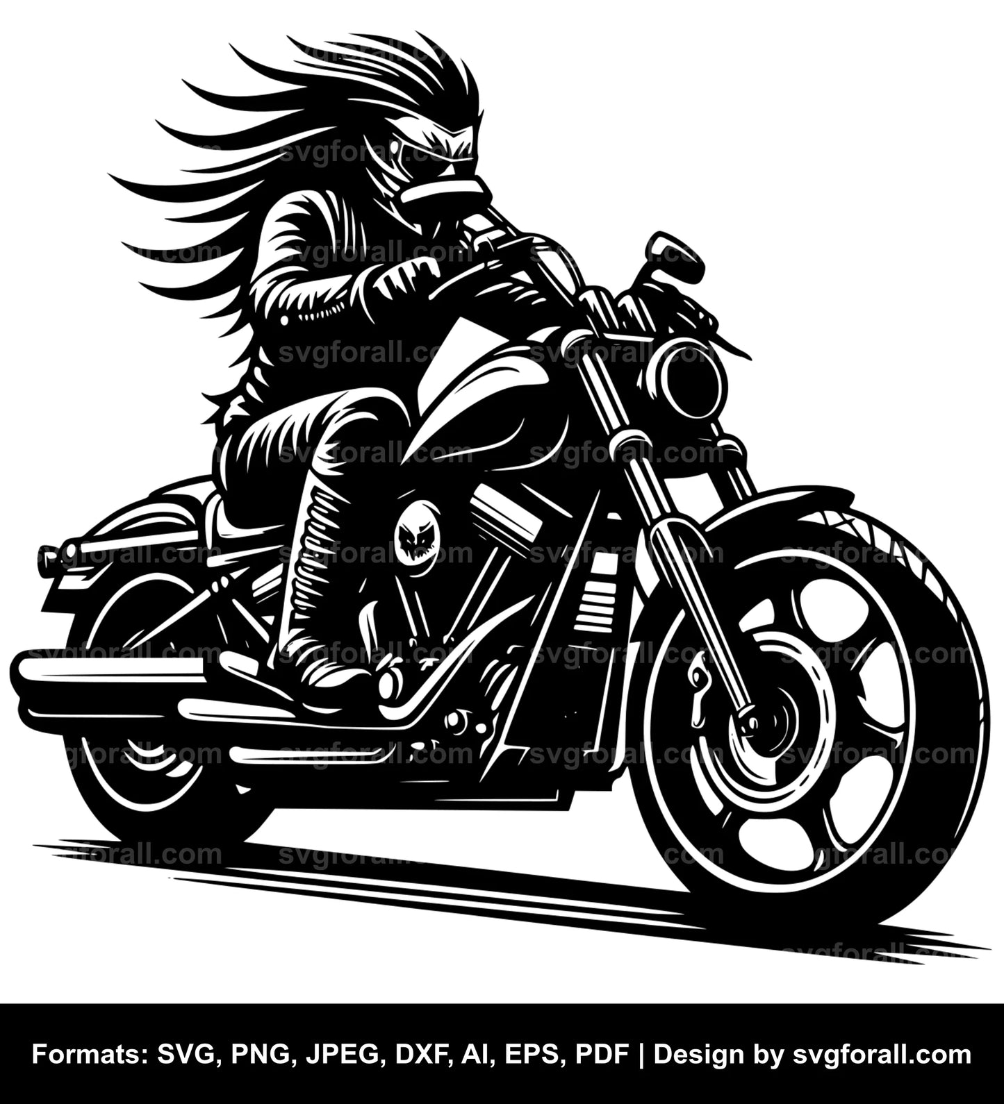 Biker Cricut SVG