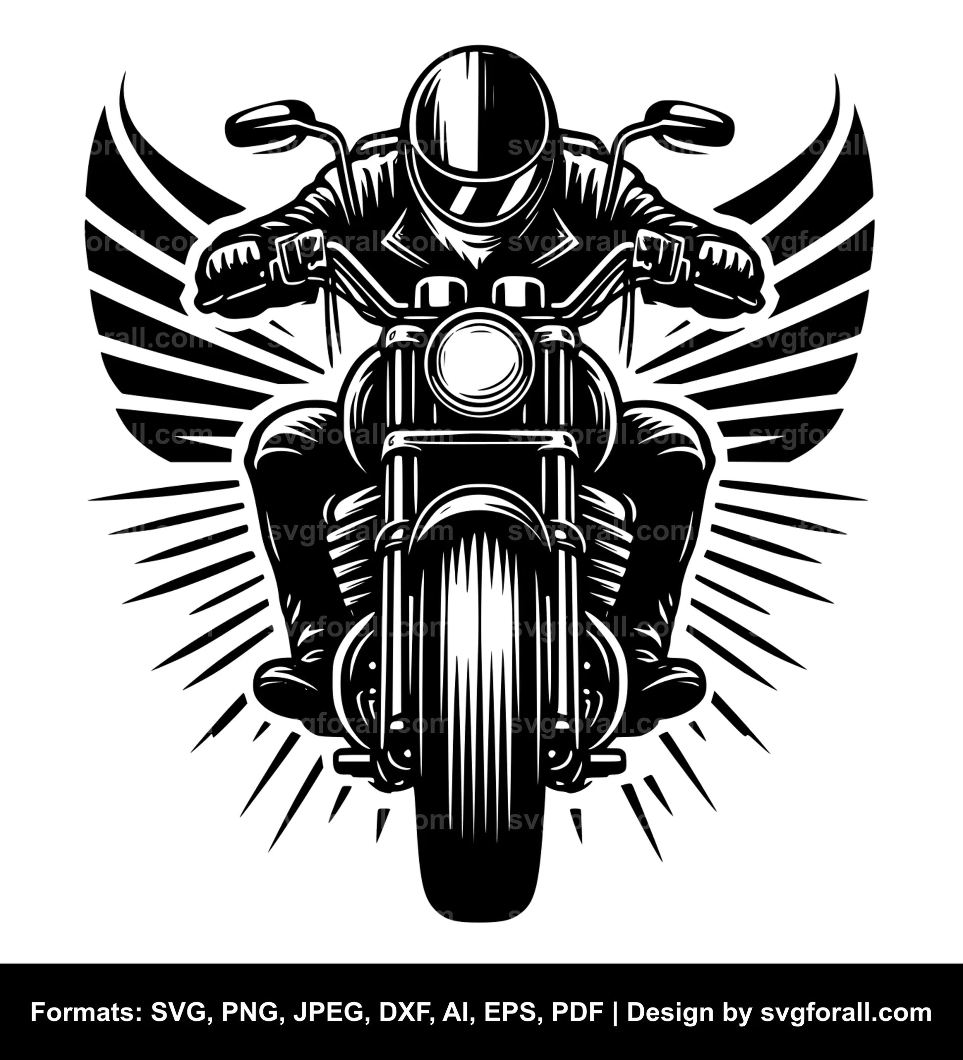 Biker SVG File