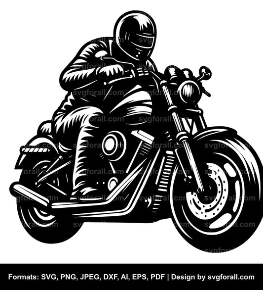 Biker SVG PNG