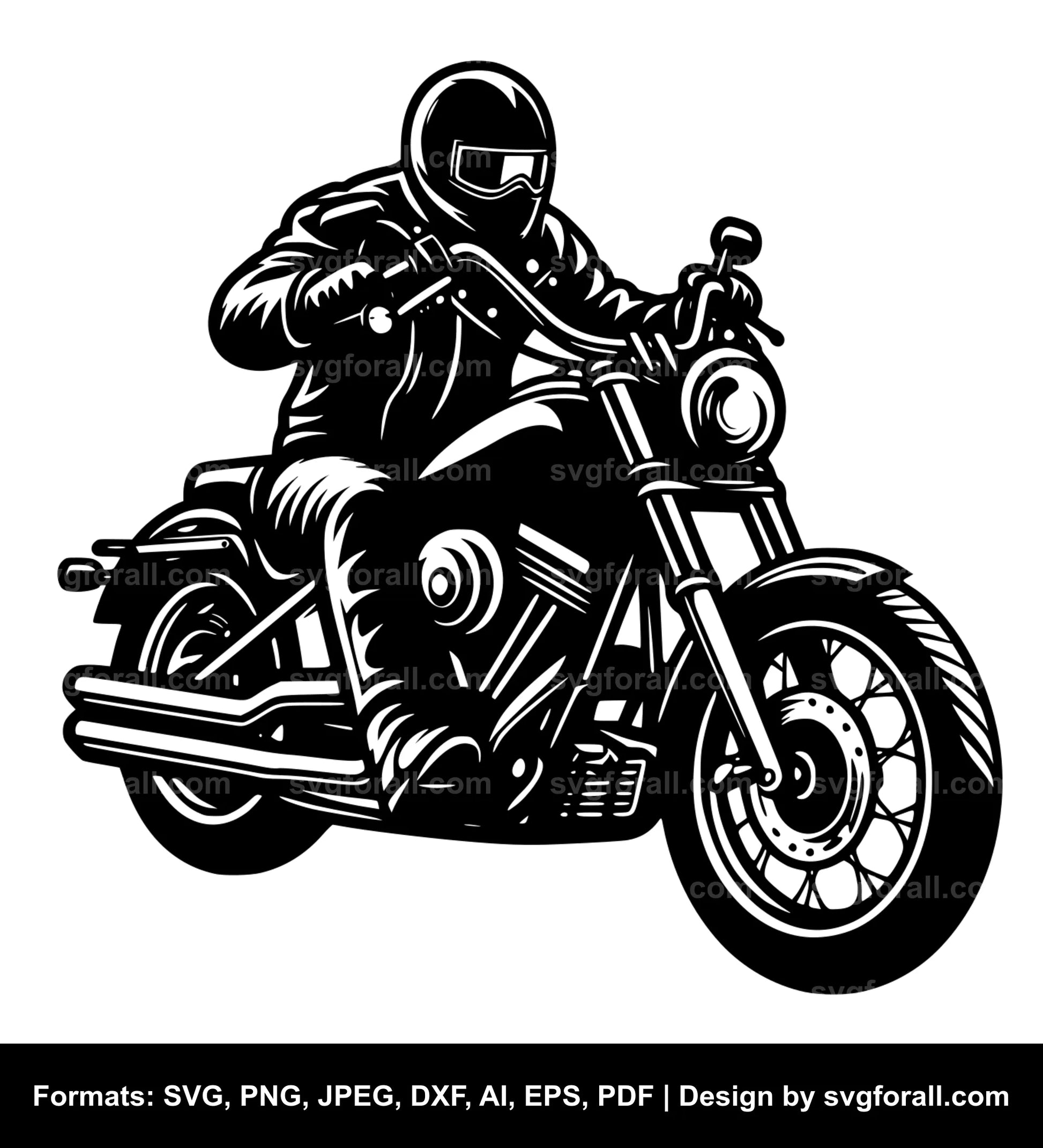 Biker Vector SVG