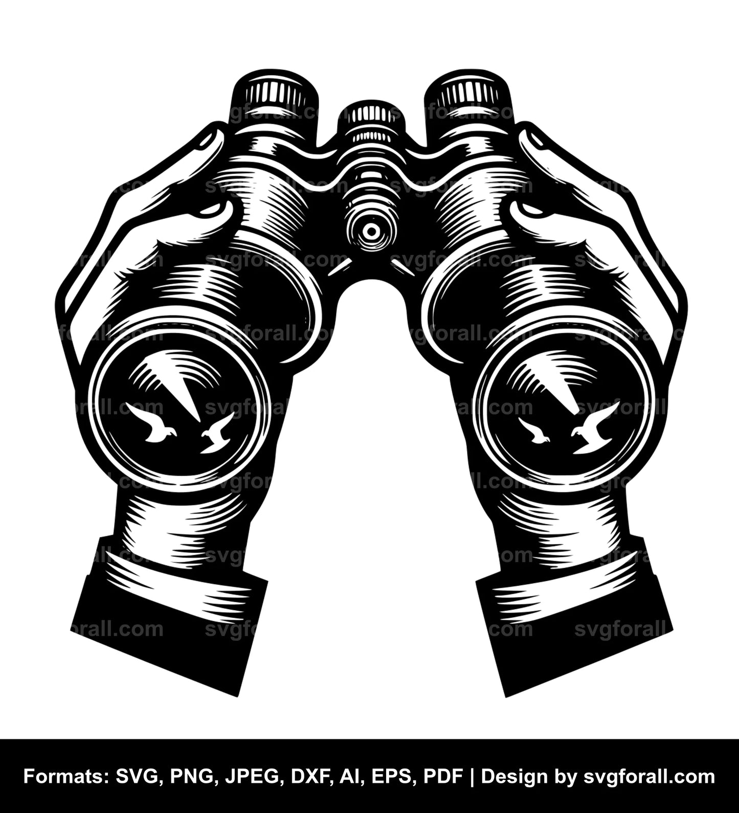 Binoculars Clipart SVG