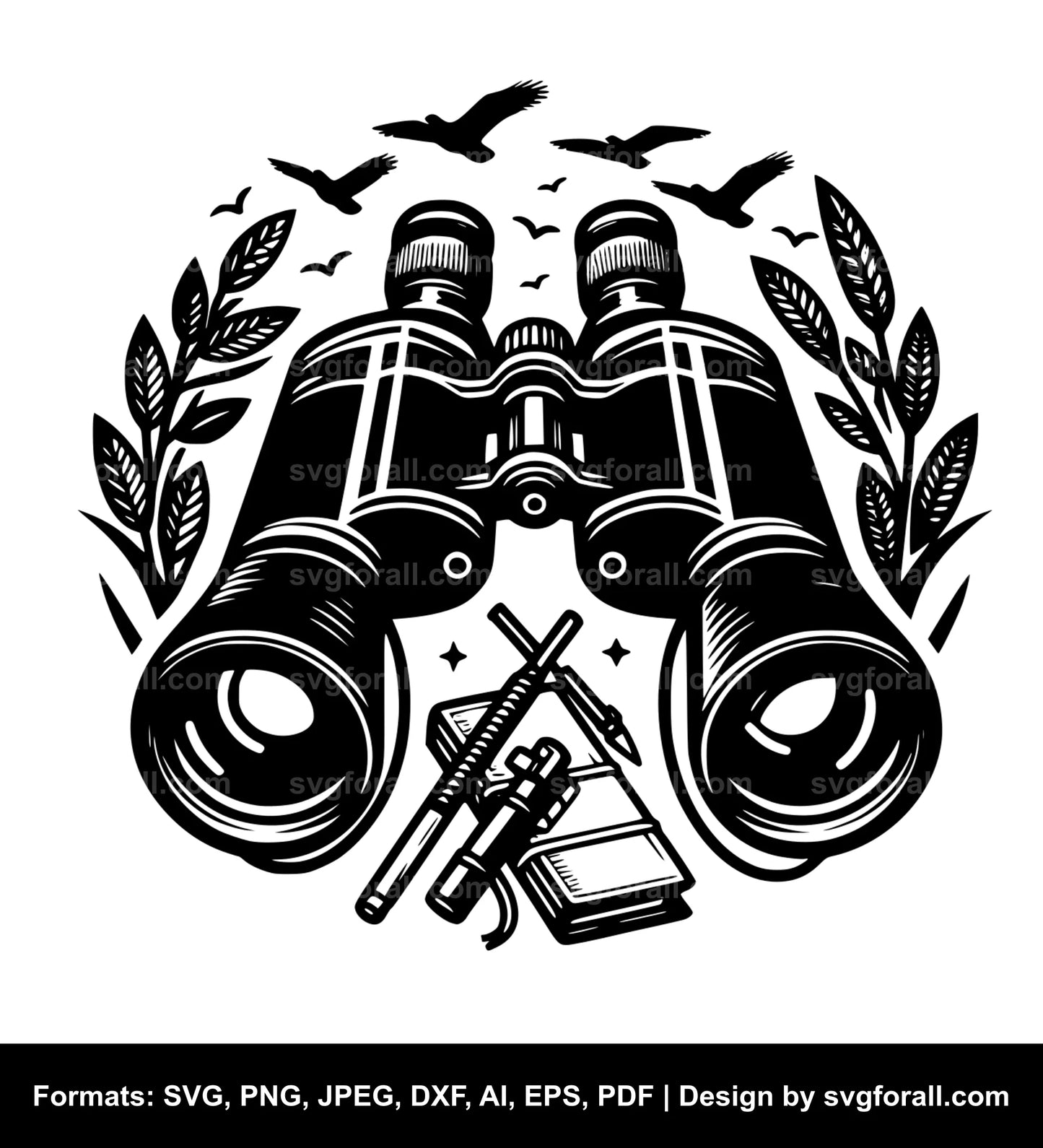 Binoculars SVG Clip Art