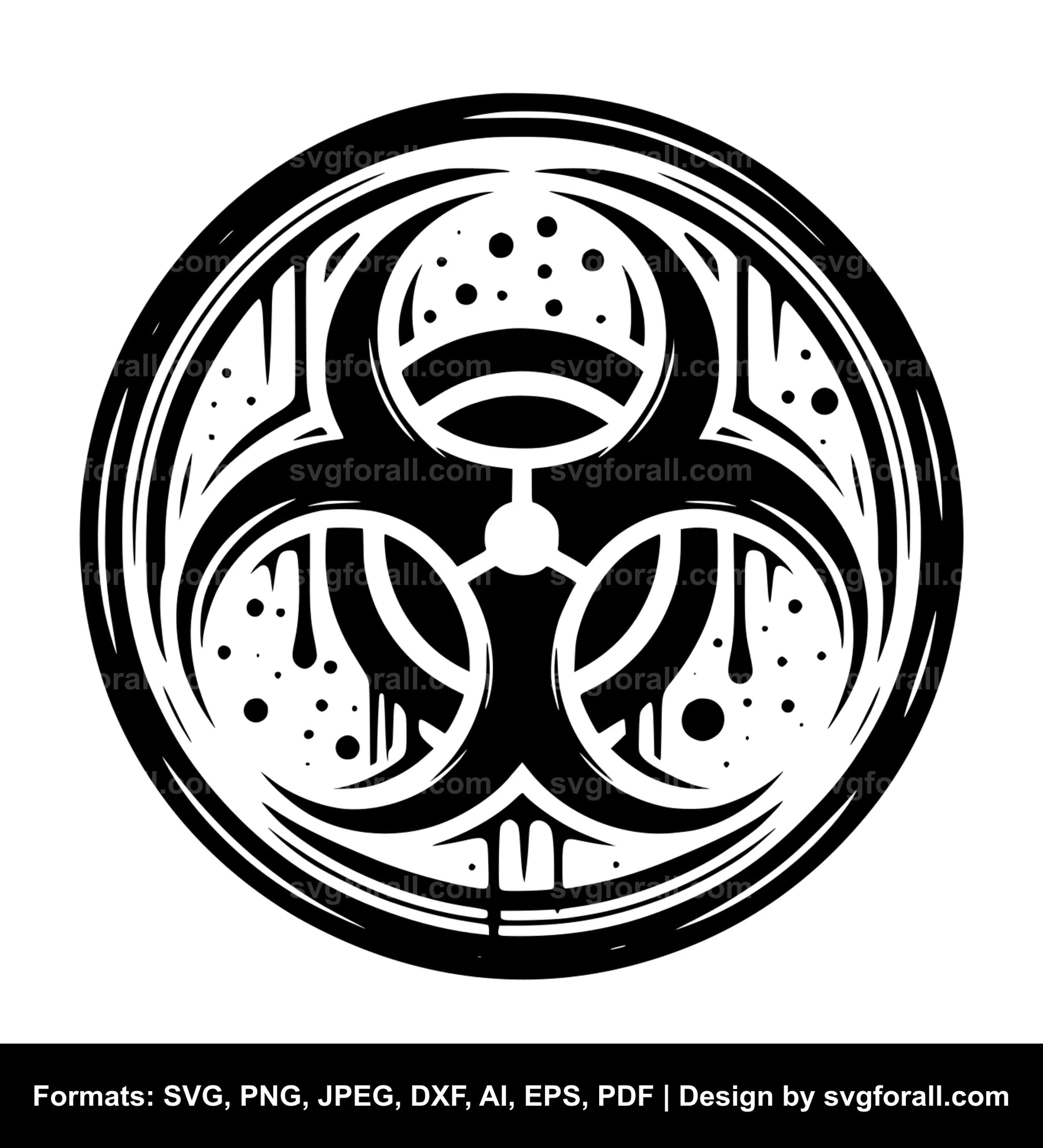 Biohazard SVG Clip Art