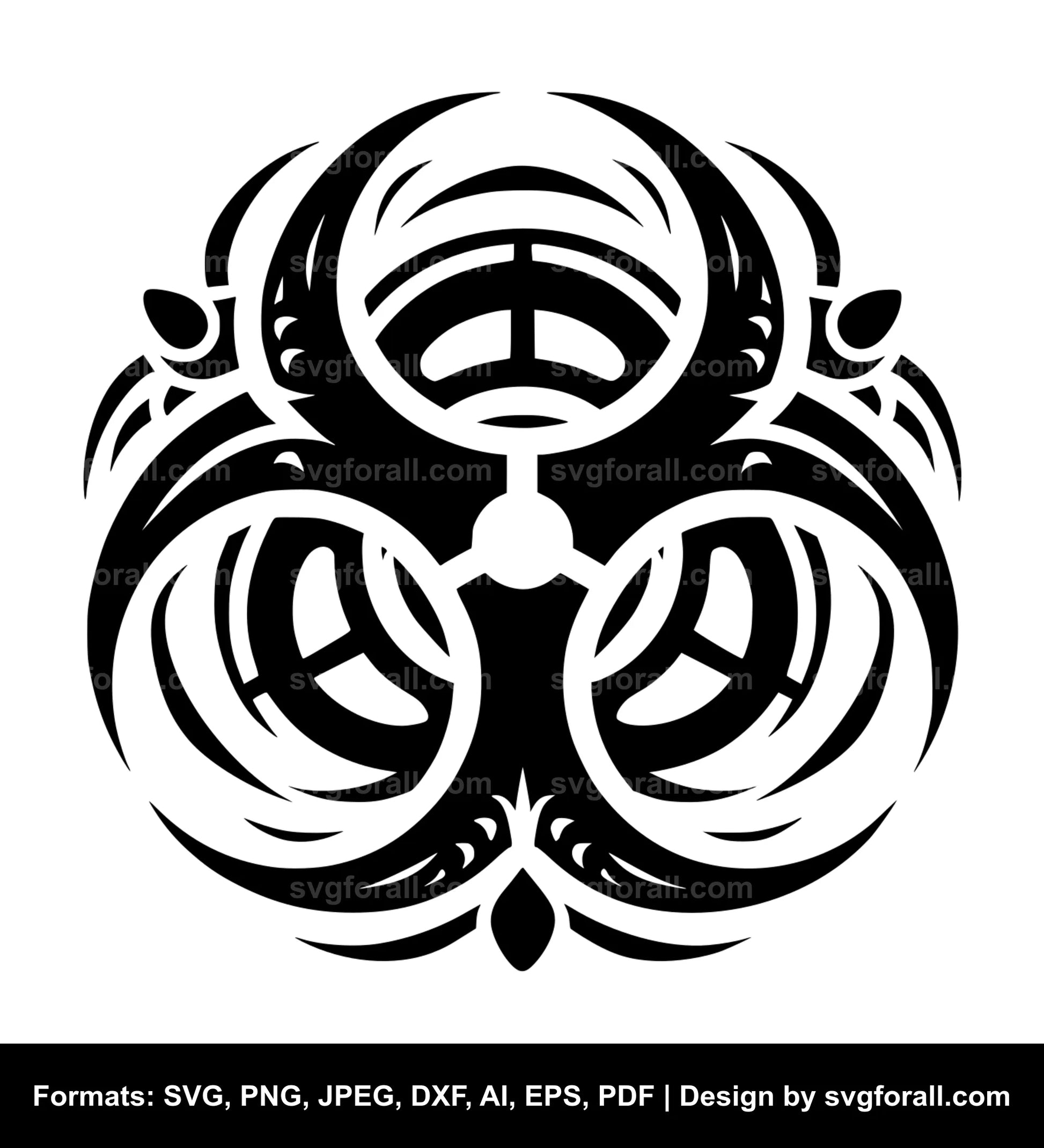 Biohazard SVG Design