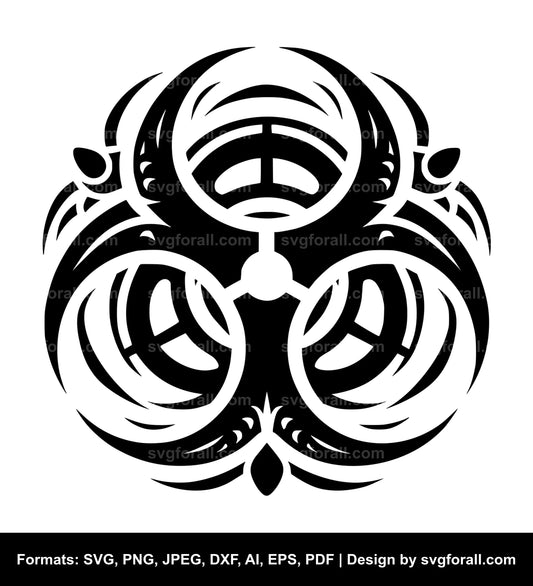 Biohazard SVG Design