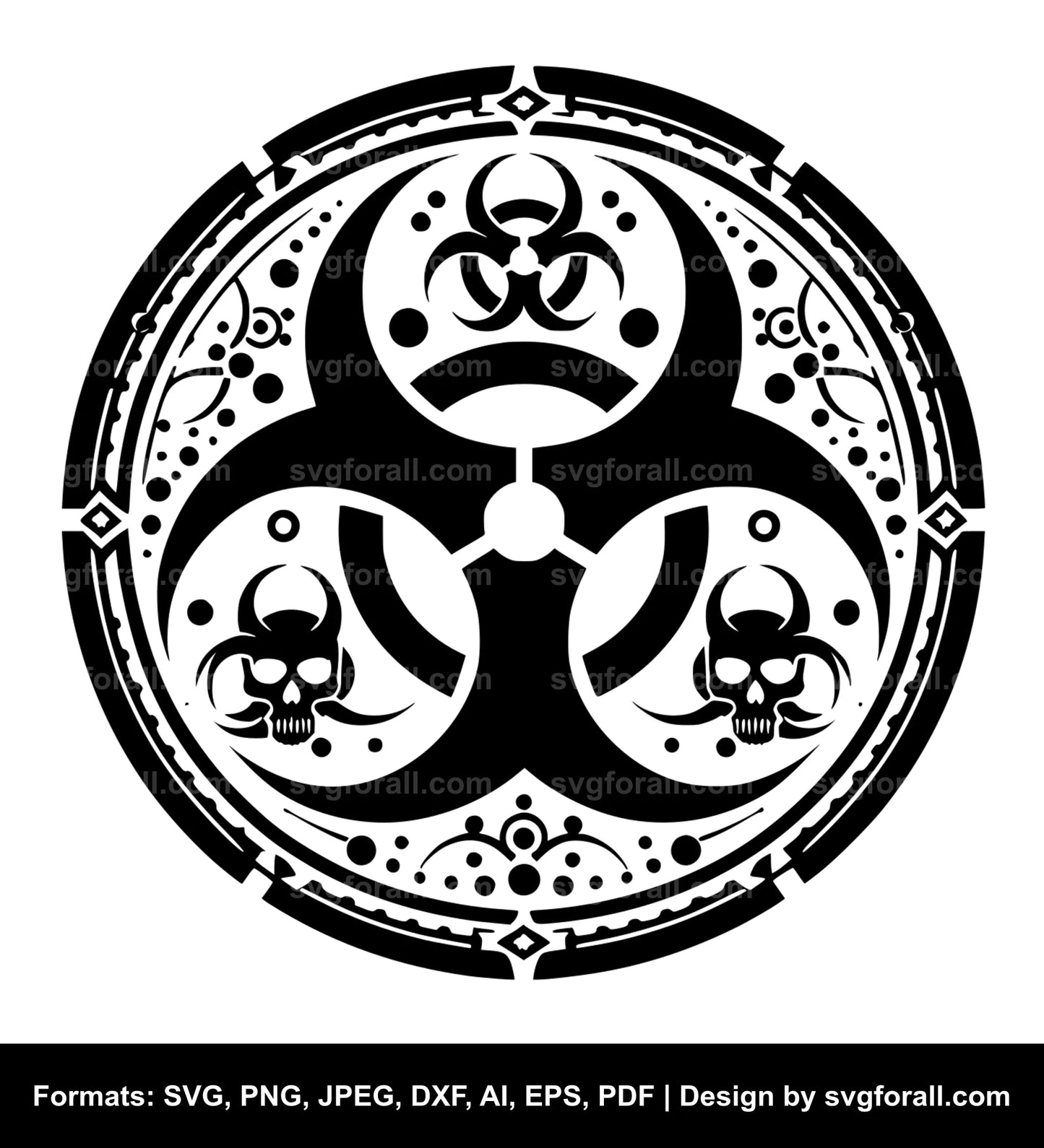 Biohazard SVG File