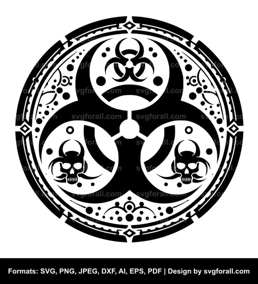 Biohazard SVG File