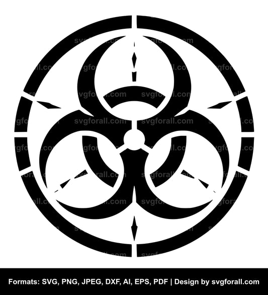 Biohazard SVG PNG