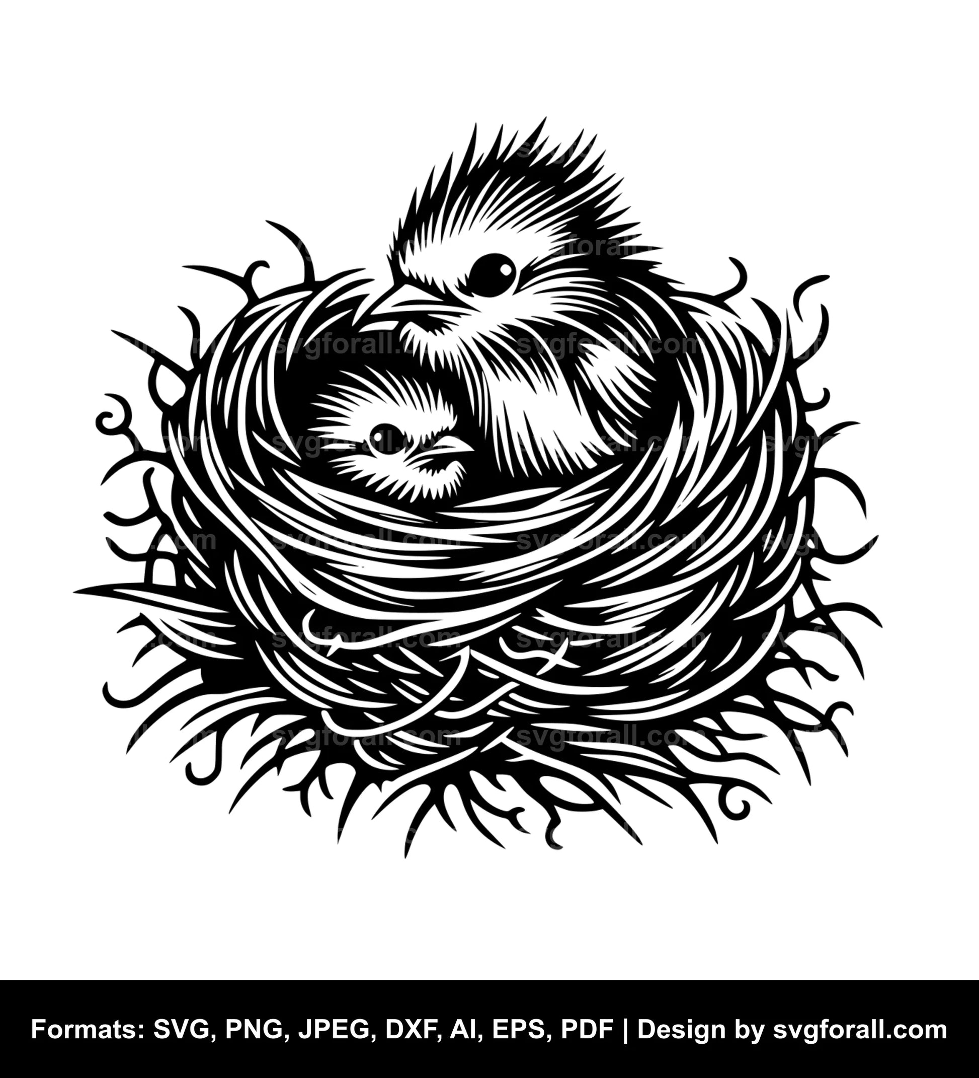 Bird Nest SVG