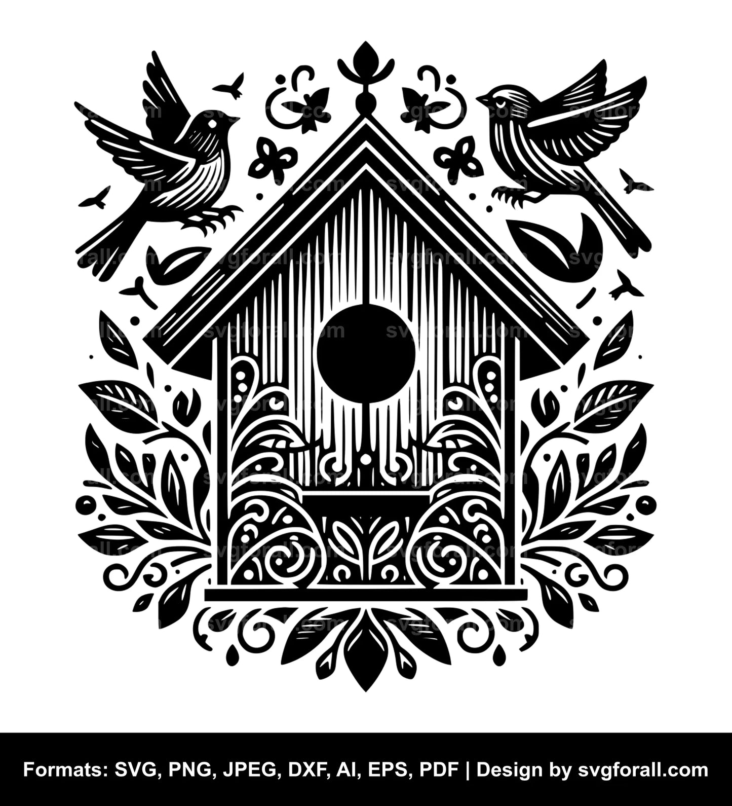 Birdhouse SVG Clipart