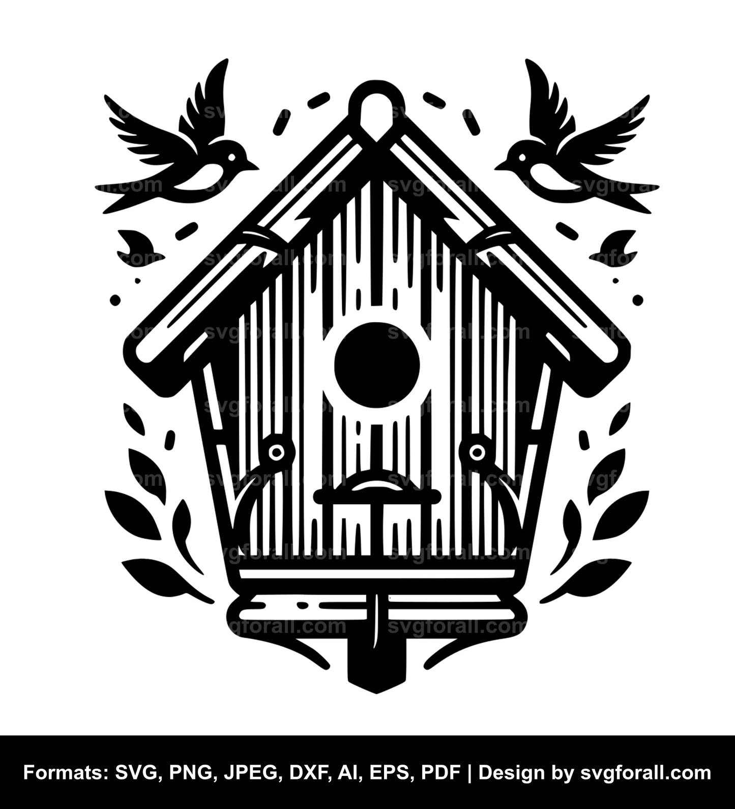 Birdhouse SVG Design