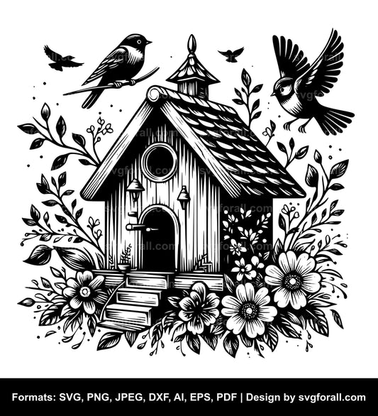 Birdhouse SVG Download