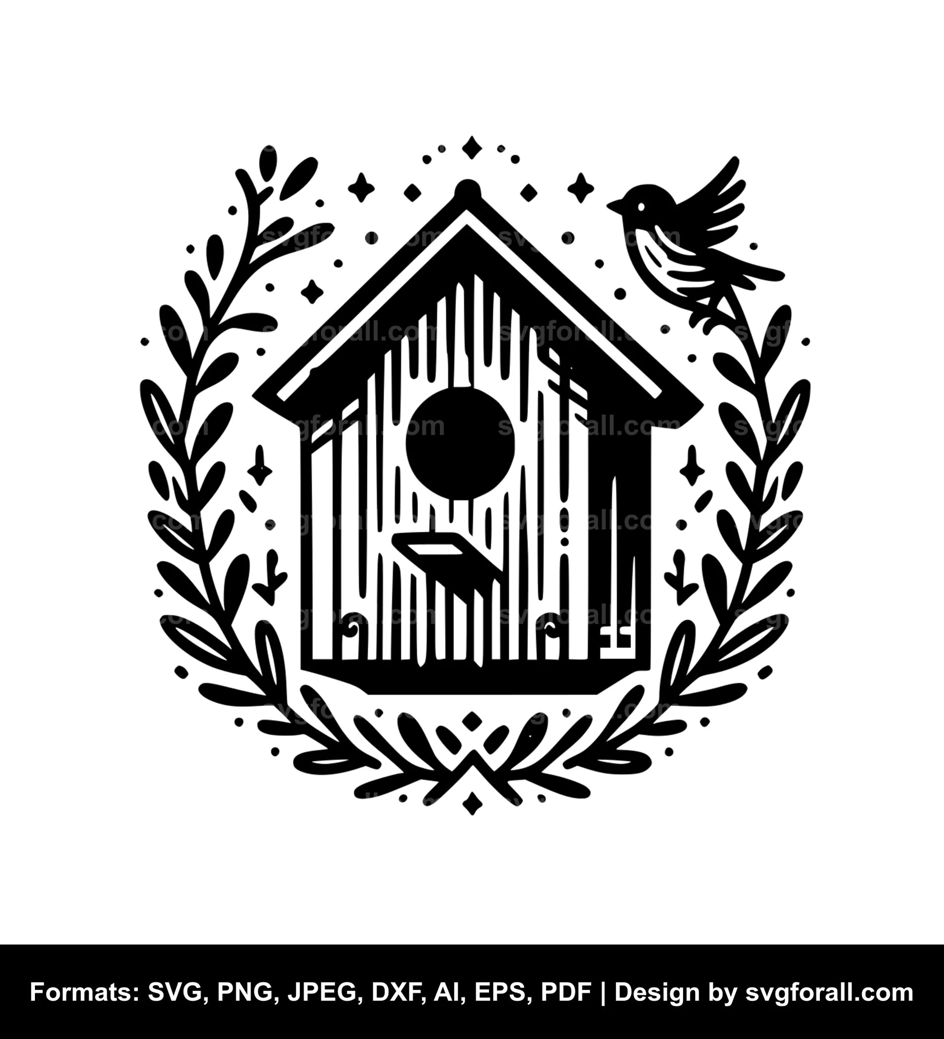 Birdhouse SVG PNG