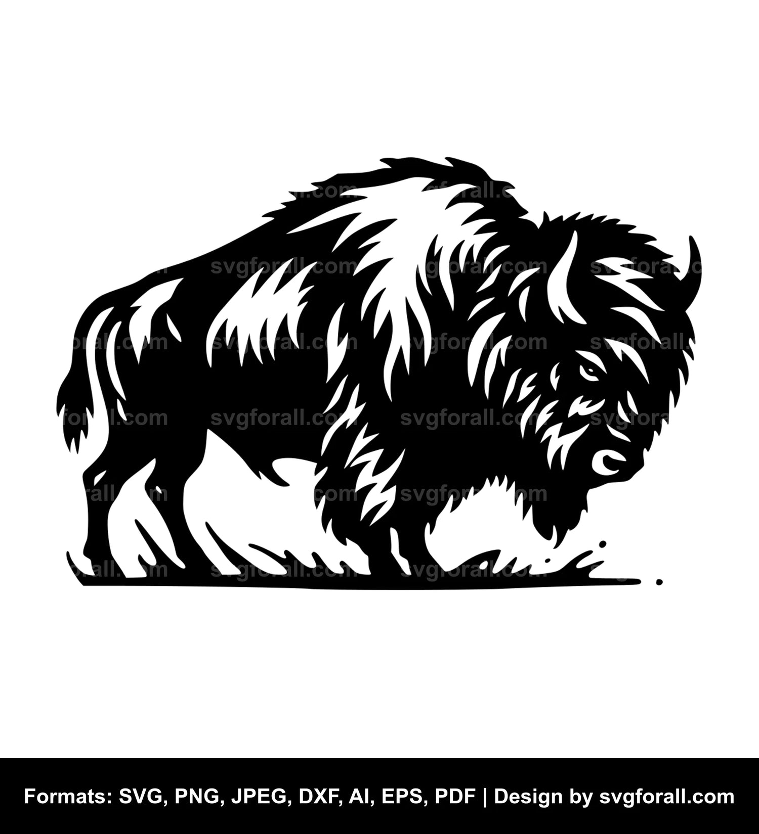 Bison Cricut SVG