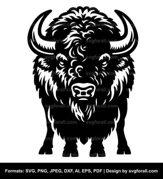 Bison SVG Vector