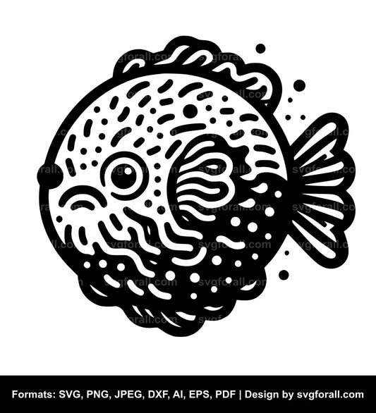 Blobfish Fish SVG