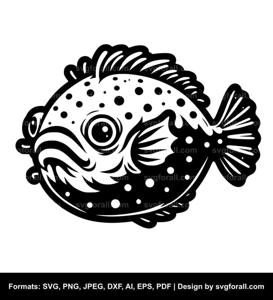 Blobfish Fish SVG PNG