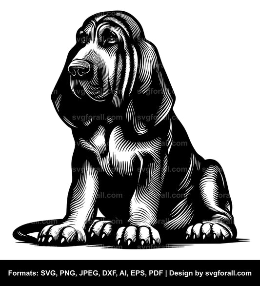 Bloodhound Dog Cricut SVG