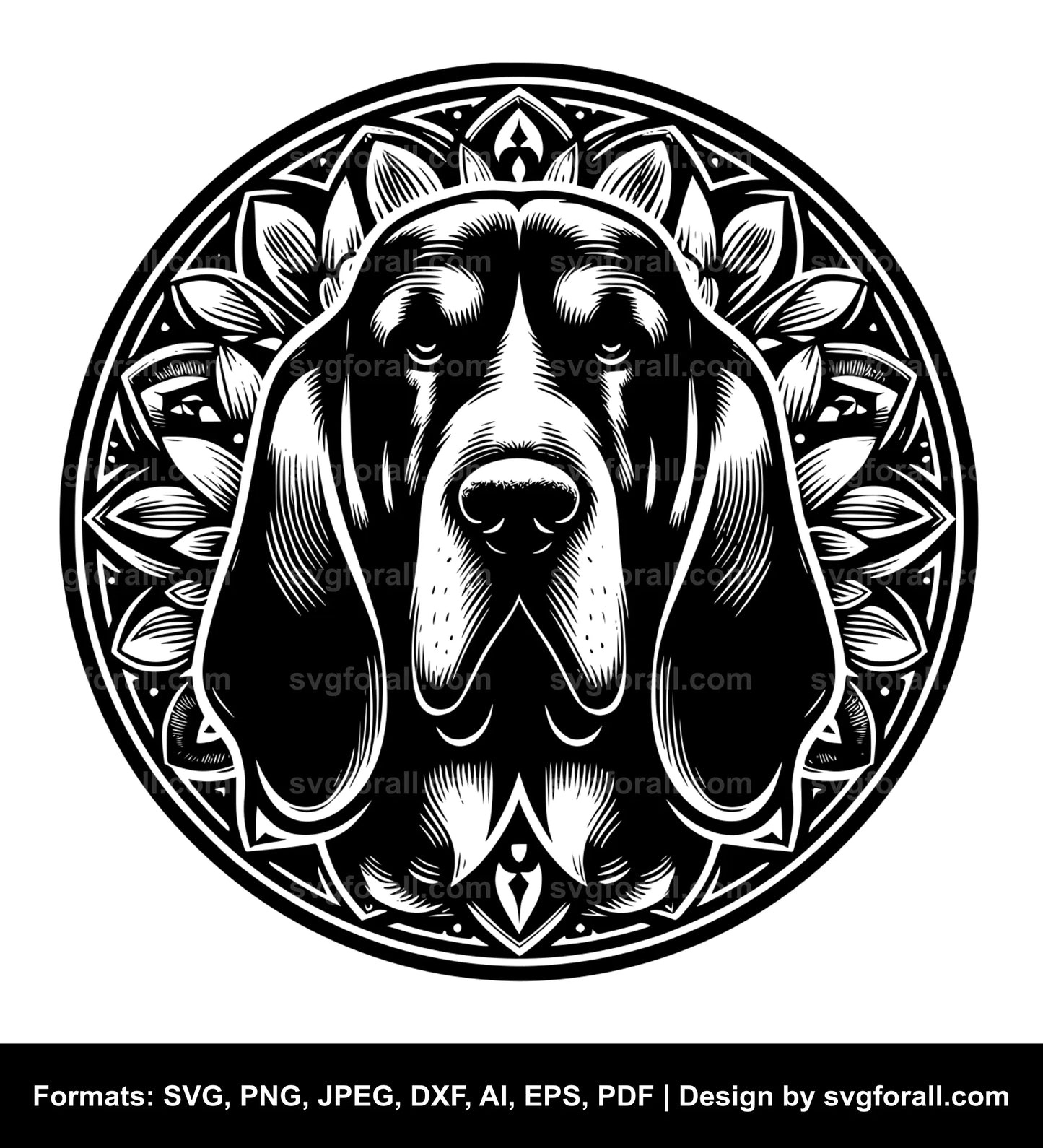 Bloodhound Dog SVG File