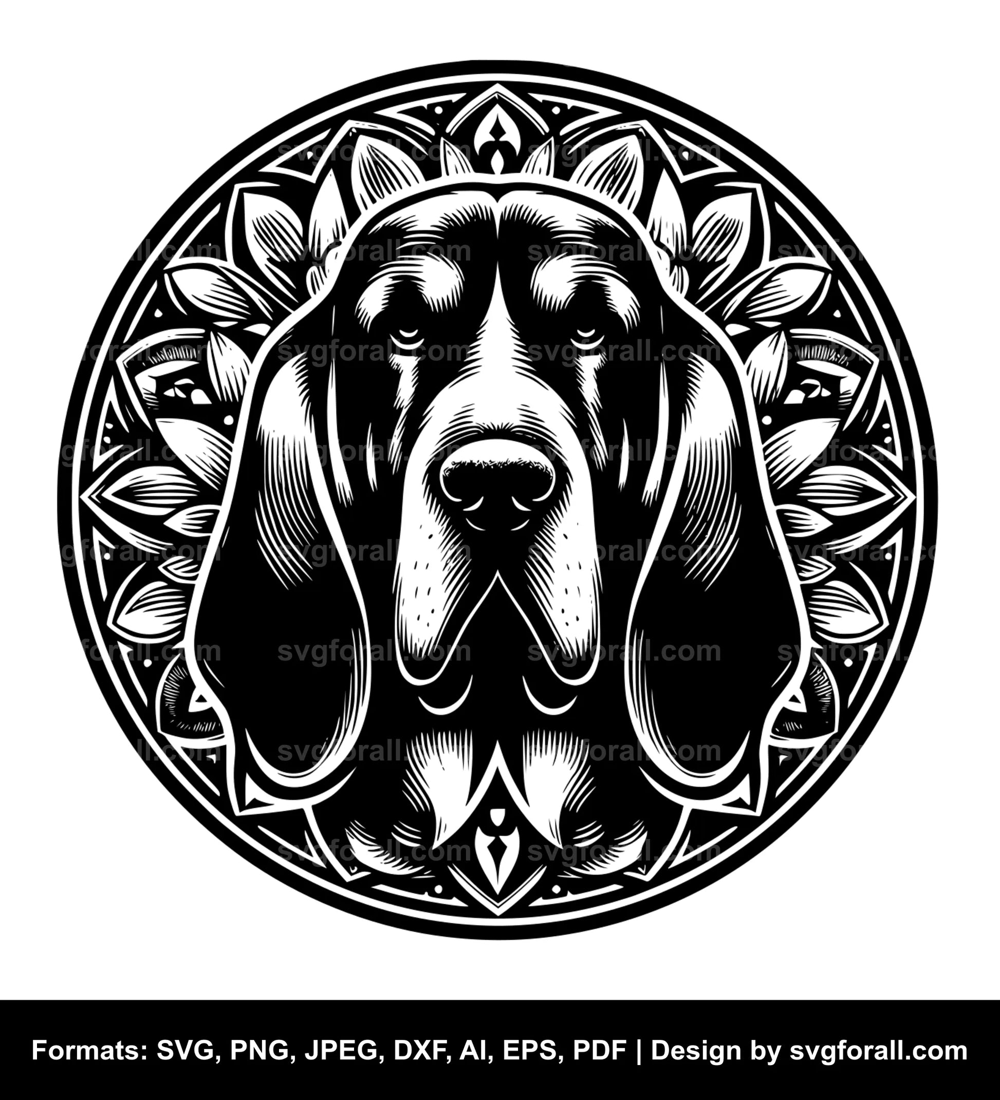 Bloodhound Dog SVG File