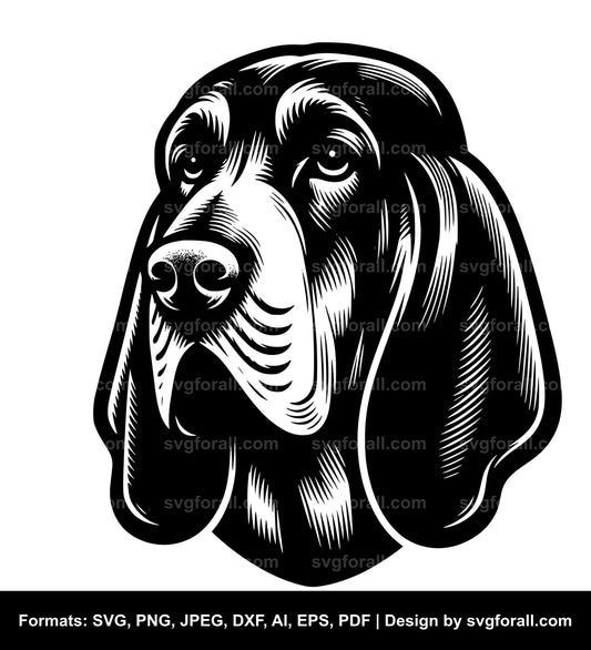 Bloodhound Dog SVG PNG