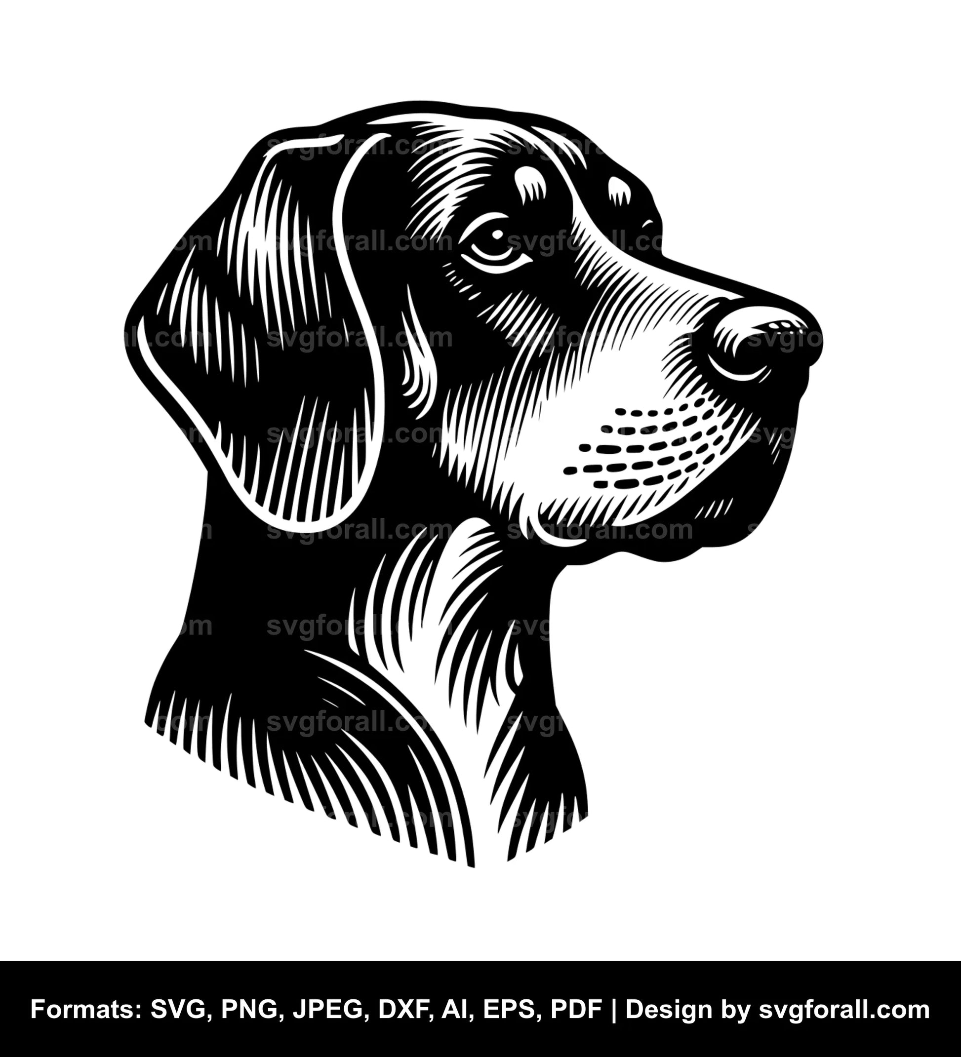 Bluetick Coonhound Dog SVG PNG