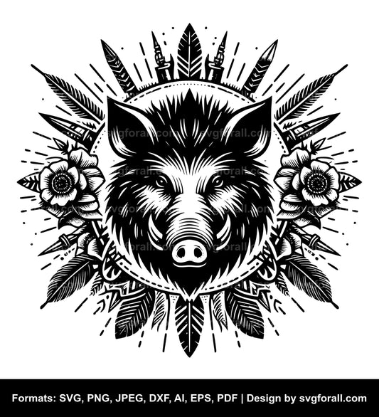 Boar Clipart SVG