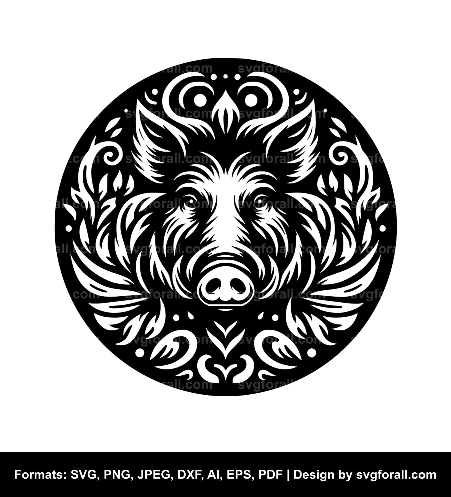 Boar SVG Design