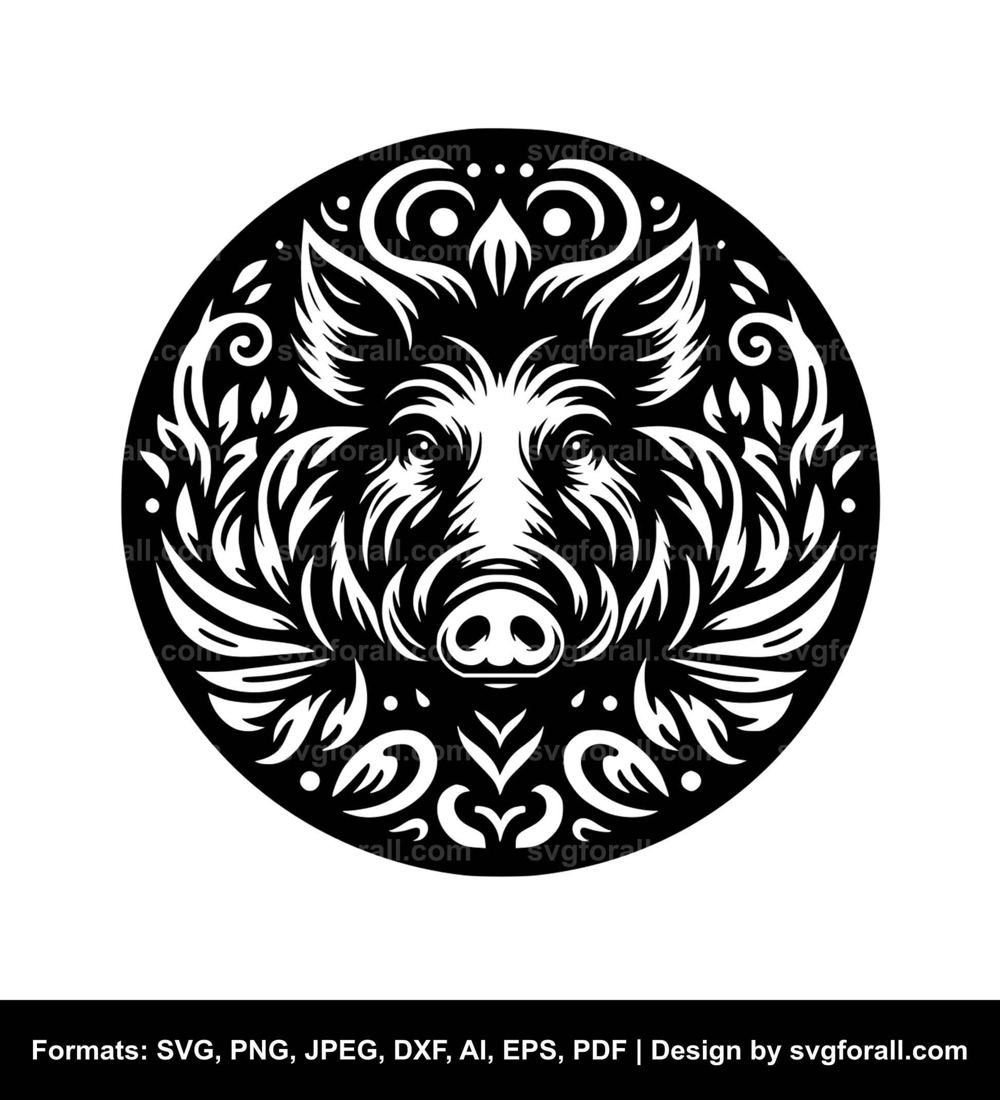 Boar SVG Design