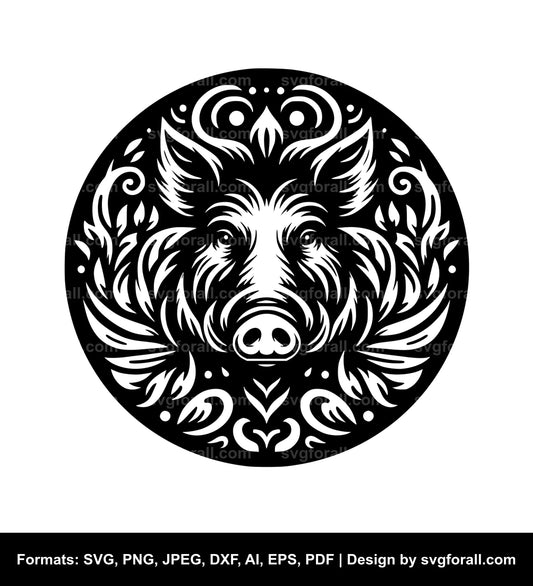 Boar SVG Design