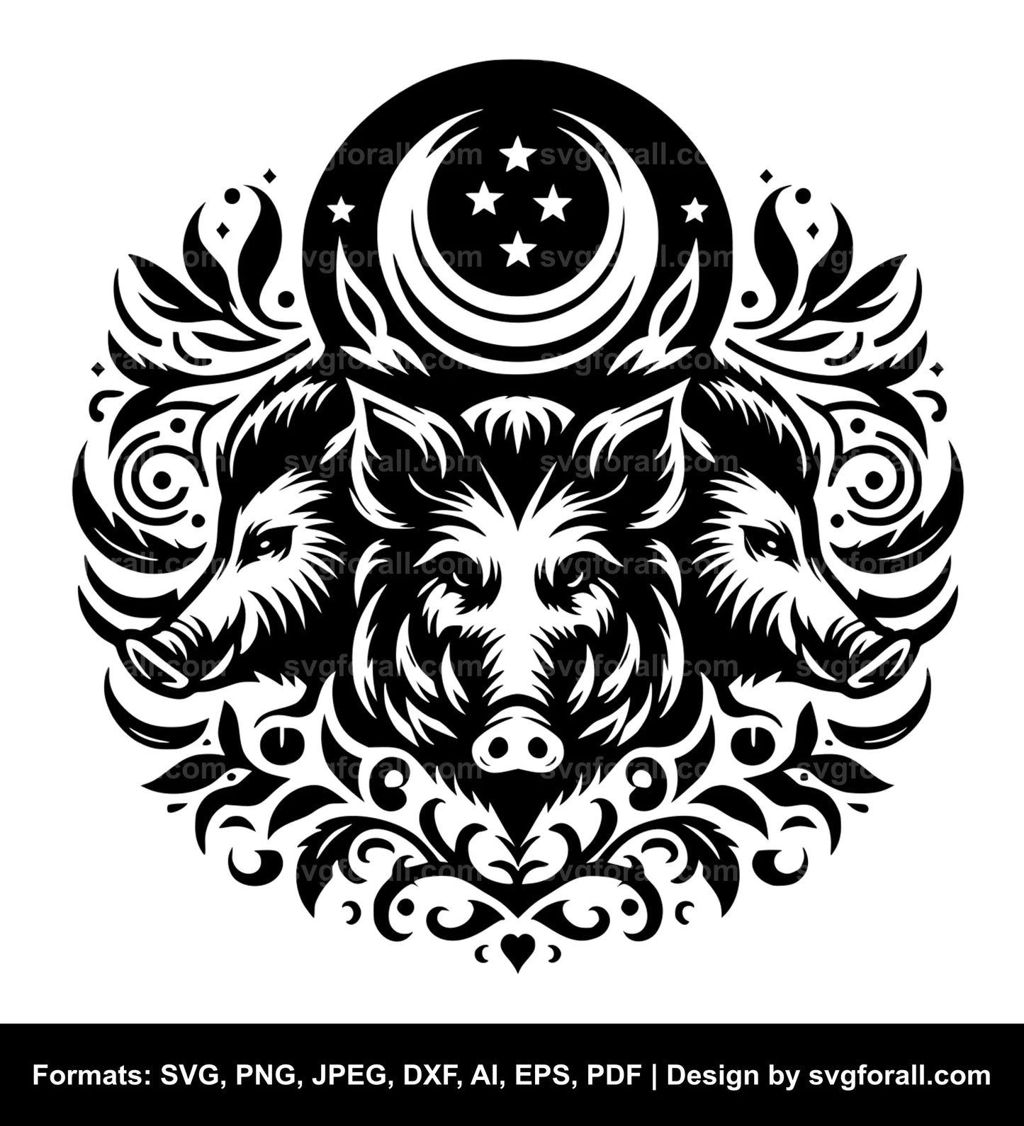 Boar SVG File