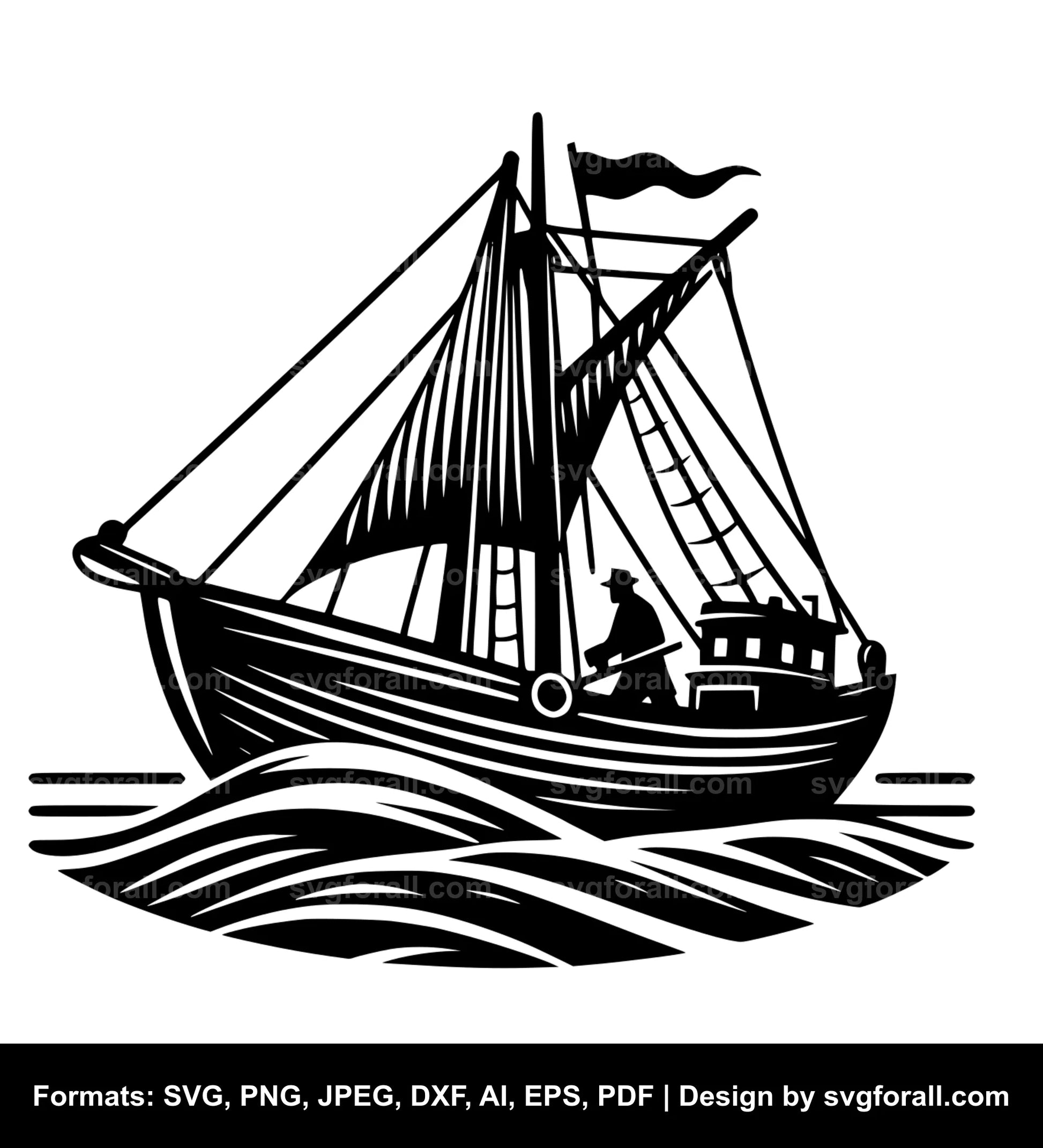 Boat SVG Cut File