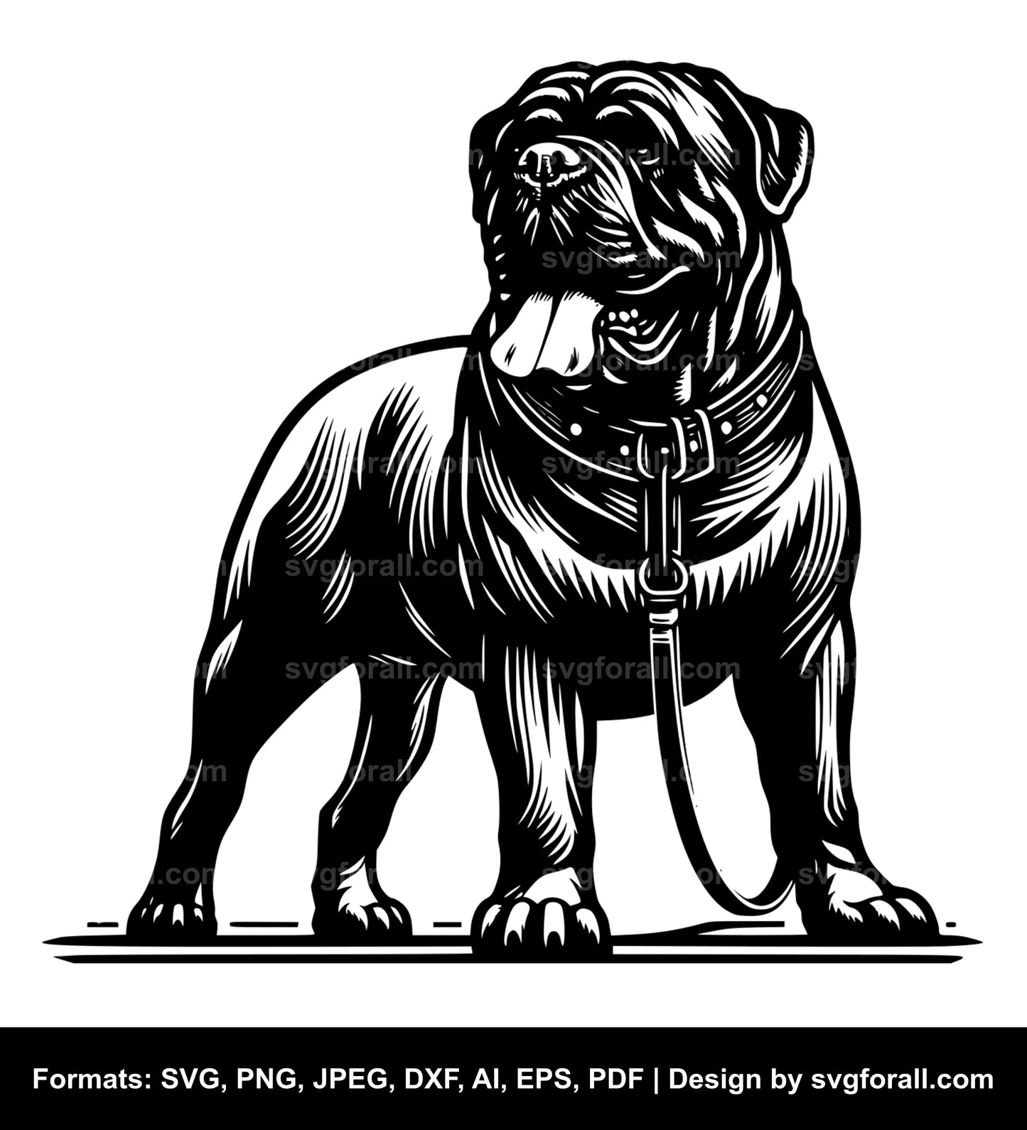 Boerboel Dog SVG